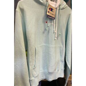 CHAMPION WASHED CREST ARENA REVERSE WEAVE Size S HOODIE MINT (S20080 AG3U) With